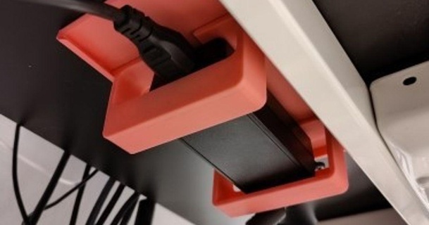 ajustable under desk ladrillo montar tornillos deslumbrante descargar gratis stl modelo imprimiblescom 3d modelos casa oficina 3d print model - Mito3D