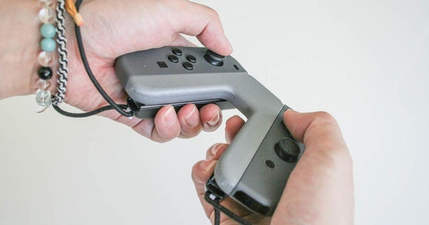Nintendo interruptor joy con firmeza masemenonasaku baixar livre stl modelo printablescom 3d modelos aparelhos vídeo jogos controle video game adaptador joystick switch nintendo 3d print model - Mito3D