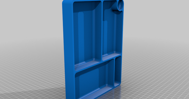 edc tray jgentry download free stl model printablescom 3d models household office 3d print model - Mito3D