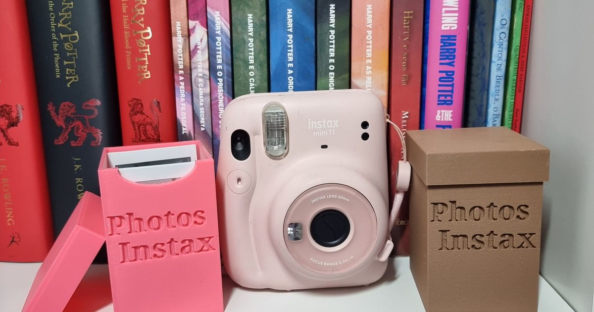 instax mini foto scatola andre stadler Scarica gratuito stl modello printablescom 3d Modelli passatempo creatori organizzatori instaxmini instaxmini9 3D print model - Mito3D