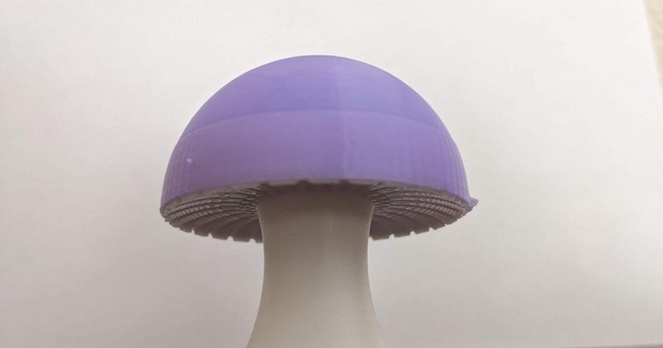 cute mushroom 2-pieces bonaso download free stl model printablescom 3d models art & design sculptures 3d print model - Mito3D