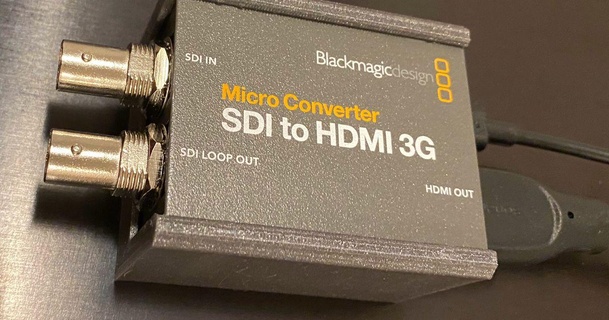 bmd microconvertidor montar dom3d descargar gratis stl modelo imprimiblescom 3d modelos artilugio foto vídeo magia negra soporte hdmi IDE 3d print model - Mito3D
