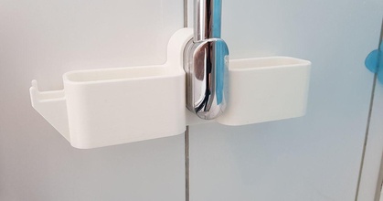 ducha gel soporte Paletas hielo tubo bruja aspersor fijo ola frío descargar gratis stl modelo imprimiblescom 3d modelos casa baño 3d print model - Mito3D