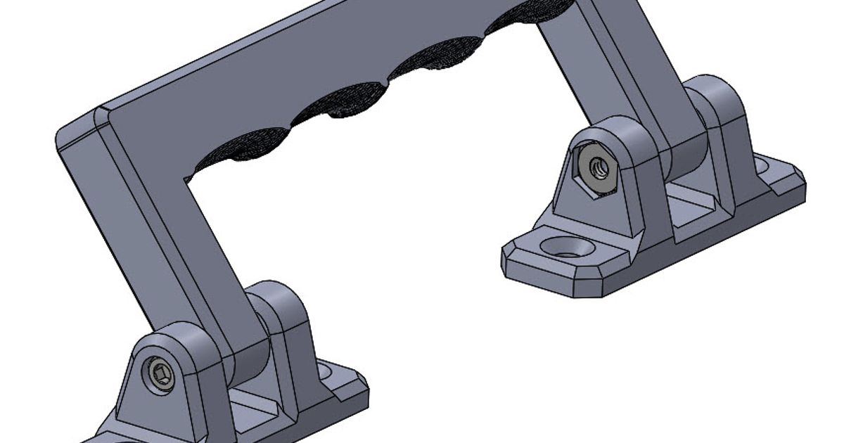 toolbox handle bwolfey download free stl model printablescom 3d models hobby & makers mechanical parts rotating hardware 3D print model - Mito3D