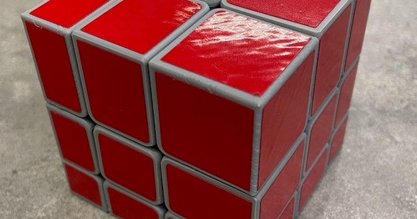 3x3 ayna küp şef kızarmış tavuk indir Bedava stl model printablescom 3d modeller oyuncaklar oyunlar bulmacalar brain teasers Rubiks Rubik twisty3dpuzzle kıvrımlı küpler 3d print model - Mito3D