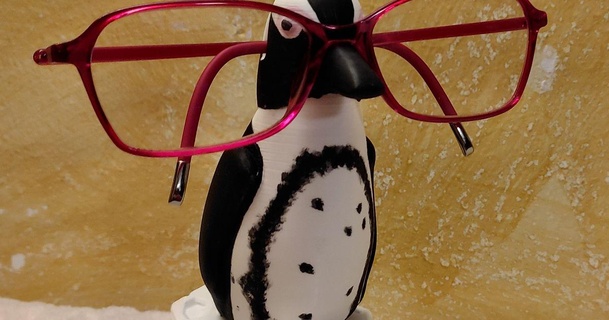 portatore occhiali pinguino bicchieri titolare supporto artiglio mora Scarica gratuito stl modello printablescom 3d Modelli domestico Casa attrezzature porta portaocchiali glassesholder 3d print model - Mito3D