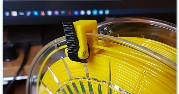 filamento excéntrico clips pavel Riedl descargar gratis stl modelo imprimiblescom 3d modelos impresoras accesorios klip 3d print model - Mito3D
