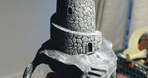 twisted tower kijai download free stl model printablescom 3d models art & design sculptures building castle fantasy structure 3d print model - Mito3D