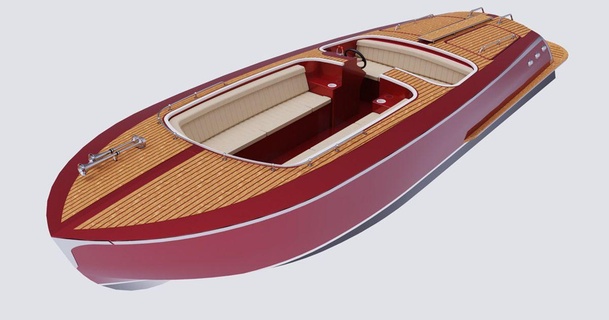 classic boat yzc design download free stl model printablescom 3d models toys & games vehicles 3d print model - Mito3D