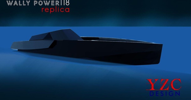 wally118 yzc design download free stl model printablescom 3d models toys & games vehicles boat hull wally wallypower yacht 3d print model - Mito3D