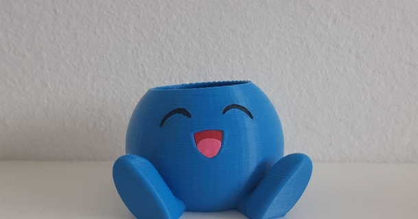 bizarre planteur sourire thanh3d Télécharger libre stl modèle imprimablescom 3d modèles Ménage décor Pokémon pot vase 3d print model - Mito3D
