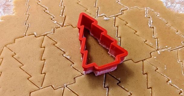 tessellation cookie cutters daniel josvai download free stl model printablescom 3d models household kitchen christmas cookiecutter pattern 3d print model - Mito3D