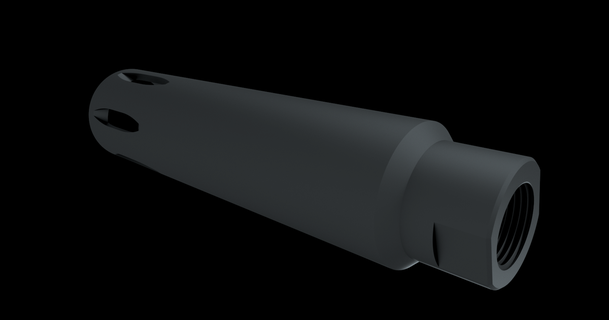 xm177e2 flash hider 14mm ccw donovan download free stl model printablescom 3d models sports & outdoor airsoft airsoftaccesories airsoftattachment airsoftparts military 3d print model - Mito3D