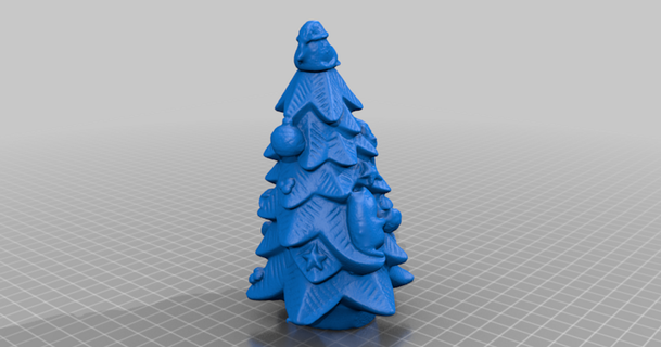 Natale albero generato revopoint pop 2 plastificatore Scarica gratuito stl modello printablescom 3d Modelli mondo scansioni 3d print model - Mito3D