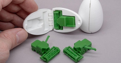 sorpresa huevo 11 minúsculo segador agepbiz descargar gratis stl modelo imprimiblescom 3d modelos juguetes juegos vehiculos articulado combinador impresión 3d print model - Mito3D