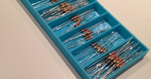 arduino antipasto kit resistore diodo scatola danielyc Scarica gratuito stl modello printablescom 3d Modelli passatempo creatori organizzatori resistenze antipasti diodi 3d print model - Mito3D