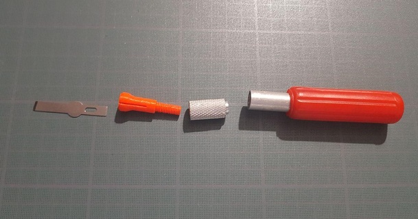 cortador lâmina suporte jcjames 13009 baixar livre stl modelo printablescom 3d modelos passatempo fabricantes Ferramentas 3d print model - Mito3D