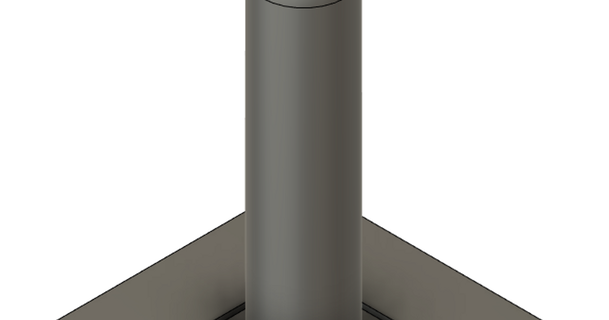 base led mount 18cm voronoi lamp matt's 3d printer download free stl model printablescom models household house equipment 3d print model - Mito3D
