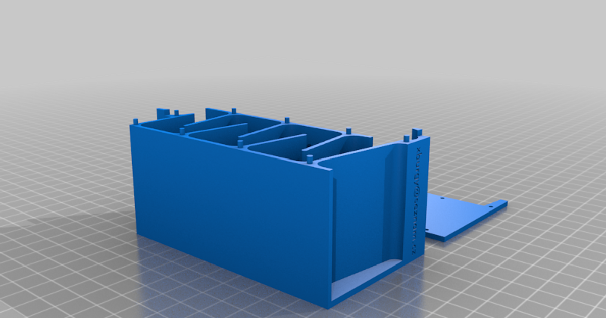 batería dispensador Talla aaa xburgy descargar gratis stl modelo imprimiblescom 3d modelos casa oficina aabaterias aaabateria aaabateriabox aaabatería 3D print model - Mito3D