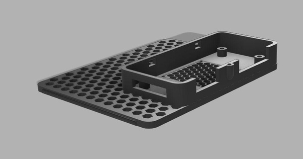 prusa mini top électronique boîte couvercle framboise pi 2 monter profondeurs Télécharger libre stl modèle imprimablescom 3d modèles imprimantes mises niveau 3d print model - Mito3D