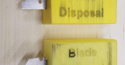 blade disposal box hanselcj download free stl model printablescom 3d models hobby & makers tools blades disposable sharp sharps 3d print model - Mito3D