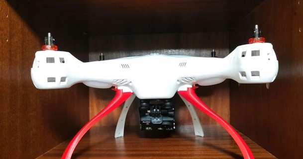 clear camera view legs syma drones michal download free stl model printablescom 3d models hobby & makers rc robotics drone sparepart 3d print model - Mito3D