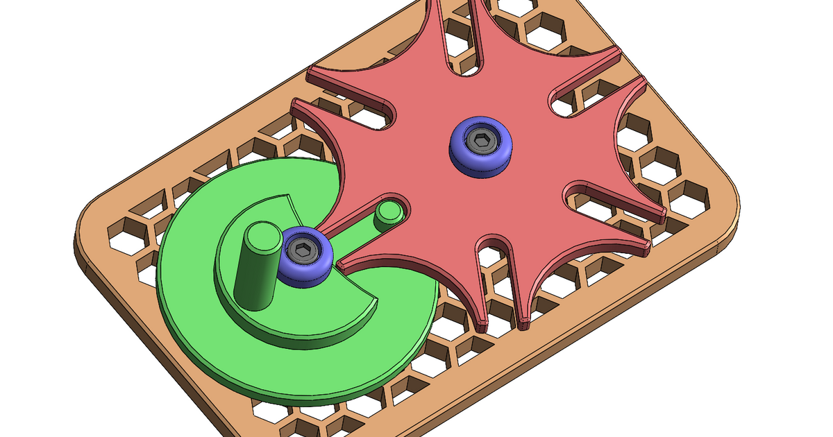 maltés cruzar engranaje whlpr descargar gratis stl modelo imprimiblescom 3d modelos aprendizaje Ingenieria agitarse juguete inquieto 3D print model - Mito3D