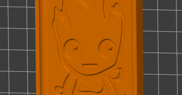 bébé Groot biscuit moule Albert Télécharger libre stl modèle imprimablescom 3d modèles Ménage cuisine emporte pièces biscuits 3d print model - Mito3D