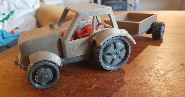 traktor arnt olav Télécharger libre stl modèle imprimablescom 3d modèles jouets Jeux Extérieur 3d print model - Mito3D