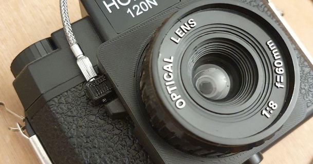 fio liberação Holga Câmera blubberlutsch baixar livre stl modelo printablescom 3d modelos aparelhos foto vídeo 120mm filmagem Kamera 3d print model - Mito3D