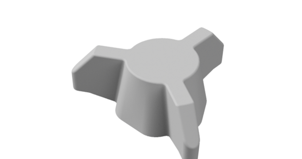 hexagon control knob prusa mini angelo download free stl model printablescom 3d models printers - upgrades 3d print model - Mito3D