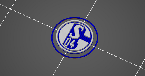 Schalke einkaufschip achats Chariot puce der arix Télécharger libre stl modèle imprimablescom 3d modèles Ménage maison équipement einkaufswagenchip Football s04 3d print model - Mito3D