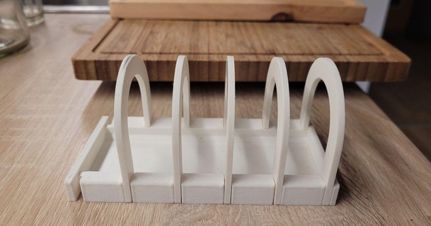 cutting board stand renewz download free stl model printablescom 3d models household kitchen cuttingboard holder 3d print model - Mito3D