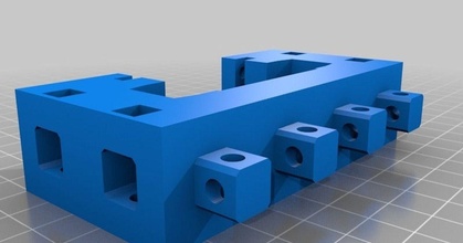 interconnecting robot prototype blocks - servo dingo aus download free stl model printablescom 3d models hobby & makers rc robotics 3d print model - Mito3D