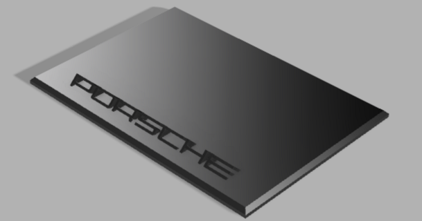 porsche model base chrisxbarb download free stl printablescom 3d models hobby & makers automotive car plate 3d print model - Mito3D
