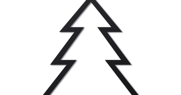 Natale albero ornamento lars menzogna Scarica gratuito stl modello printablescom 3d Modelli arte design disegni natale piatto silhouette 3d print model - Mito3D