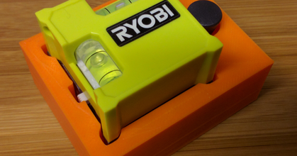 ryobi cubo láser nivel soporte francisco descargar gratis stl modelo imprimiblescom 3d modelos casa equipo 3d print model - Mito3D
