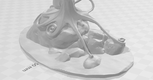 marée bassin fissure peter adieu Télécharger libre stl modèle imprimablescom 3d modèles art conception sculptures océan poulpes poulpe 3d print model - Mito3D