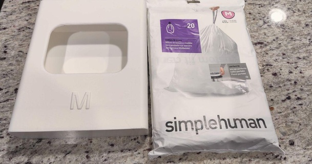 SimpleHuman poubelle sac titulaire soutien dessins Télécharger libre stl modèle imprimablescom 3d modèles Ménage cuisine porte 3d print model - Mito3D