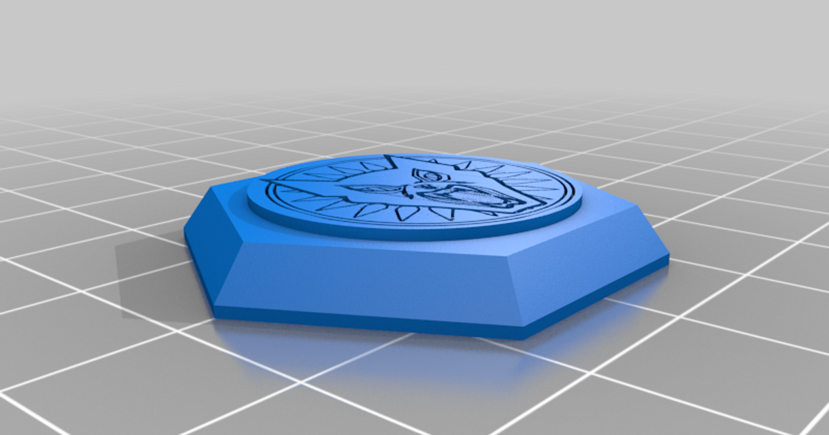 verhexen Base Platz Stämme Fraktion Emblem einstellen shiaic3d download frei stl Modell Printablescom 3d Modelle Spielzeuge Spiele draussen 6mm Battletech Fighttech 3D print model - Mito3D