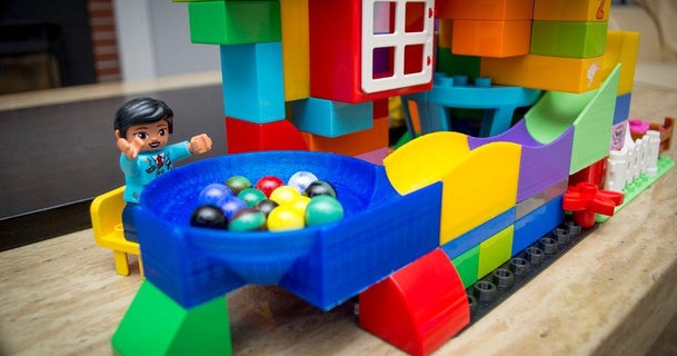 Lego duplo hubelino compatible mármol terminar cuenco 3dprintsos descargar gratis stl modelo imprimiblescom 3d modelos juguetes juegos aire libre legoduplo 3d print model - Mito3D
