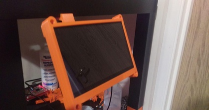 elecrow 7 inch lcd screen case gluing required darragh download free stl model printablescom 3d models printers - upgrades mount raspberrypi touchscreen 3d print model - Mito3D