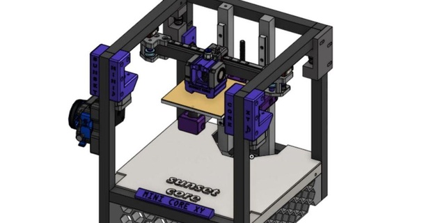 Fai nucleo xy mini tramonto Scarica gratuito stl modello printablescom 3d Modelli stampanti aggiornamenti voron 3dprinter desing 3d print model - Mito3D