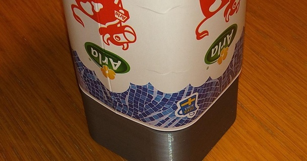 Yaourt paquet titulaire soutien paquets casquette lupis1 Télécharger libre stl modèle imprimablescom 3d modèles Ménage cuisine bouteille boîte carton récipient 3d print model - Mito3D