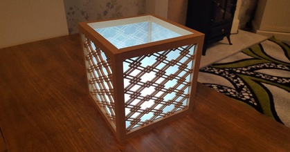 kumiko shoji style table nuit lampe tantale Télécharger libre stl modèle imprimablescom 3d modèles Ménage décor art lit chambre basse 3d print model - Mito3D