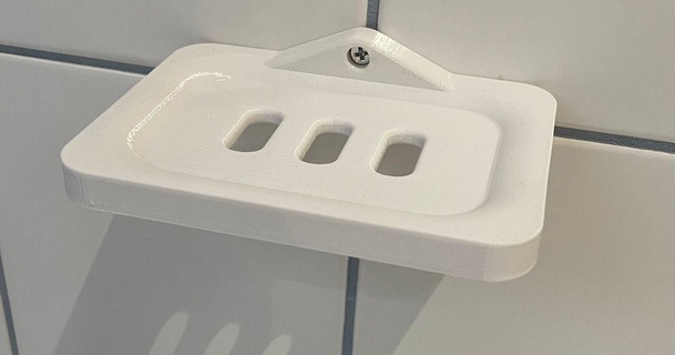 salle bains titulaire soutien simonsochor Télécharger libre stl modèle imprimablescom 3d modèles Ménage porte savon 3d print model - Mito3D