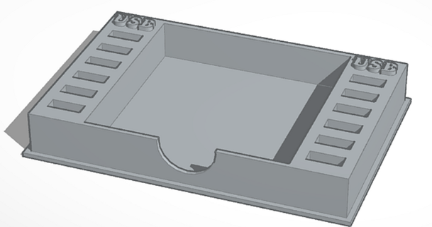 temel USB + Espacio para post it zapikero indir Bedava stl model printablescom 3d modeller gadget'lar notlar Post notları Soporte destek 3d print model - Mito3D