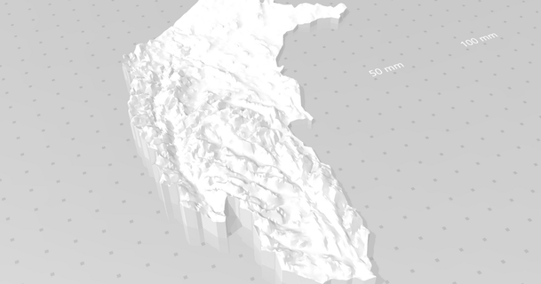 3d Rahatlama harita kanberra Plezzer indir Bedava stl model printablescom modeller Sanat tasarım tasarımlar 3dmap kabartma haritası topografya australiancapitalterritory 3d print model - Mito3D