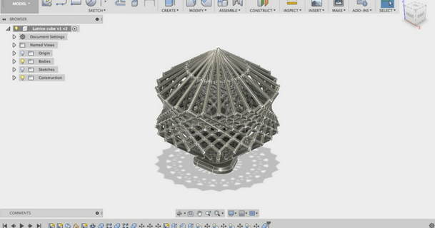 insane torture lattice reddaugherty download free stl model printablescom 3d models printers test 3d print model - Mito3D