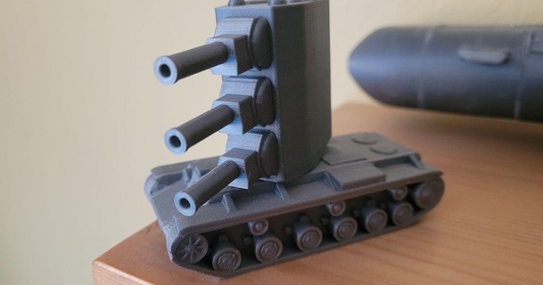 kv 6 meme tank stanap indir Bedava stl model printablescom 3d modeller oyuncaklar oyunlar Araçlar ww2 ww2tank kv6 3d print model - Mito3D